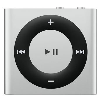 4th Generation 2GB Apple iPod Shuffle, Like New - Silver + 1 Yr Warranty
